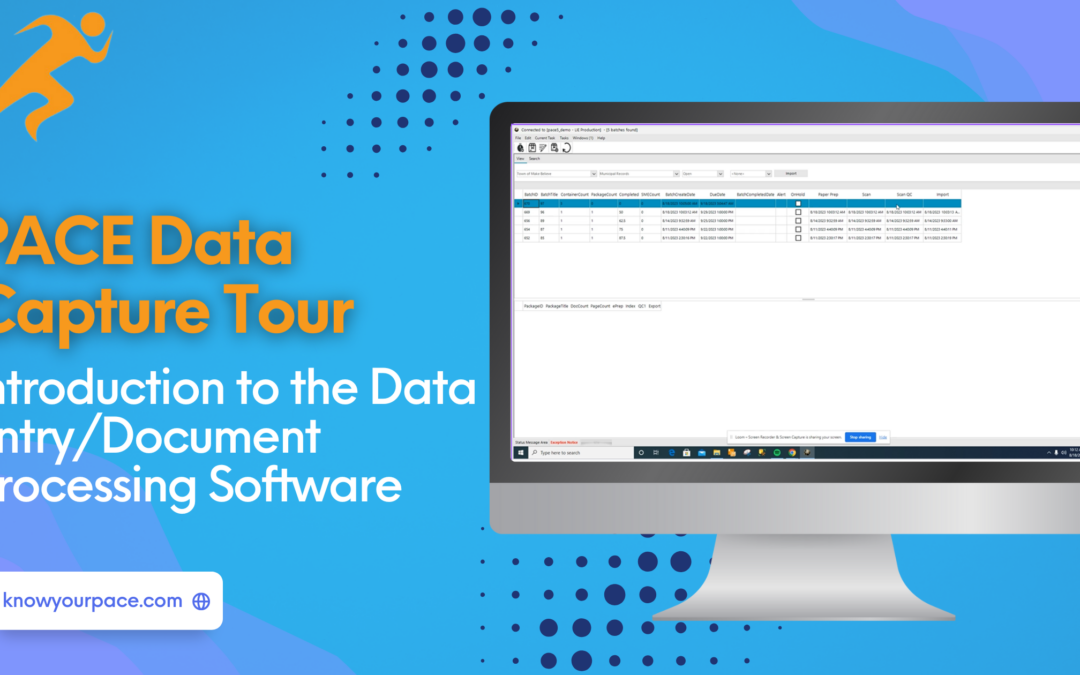 PACE Data Capture Tour