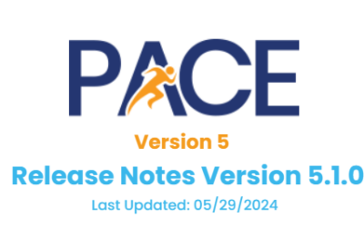PACE Release Notes Version 5.1.0